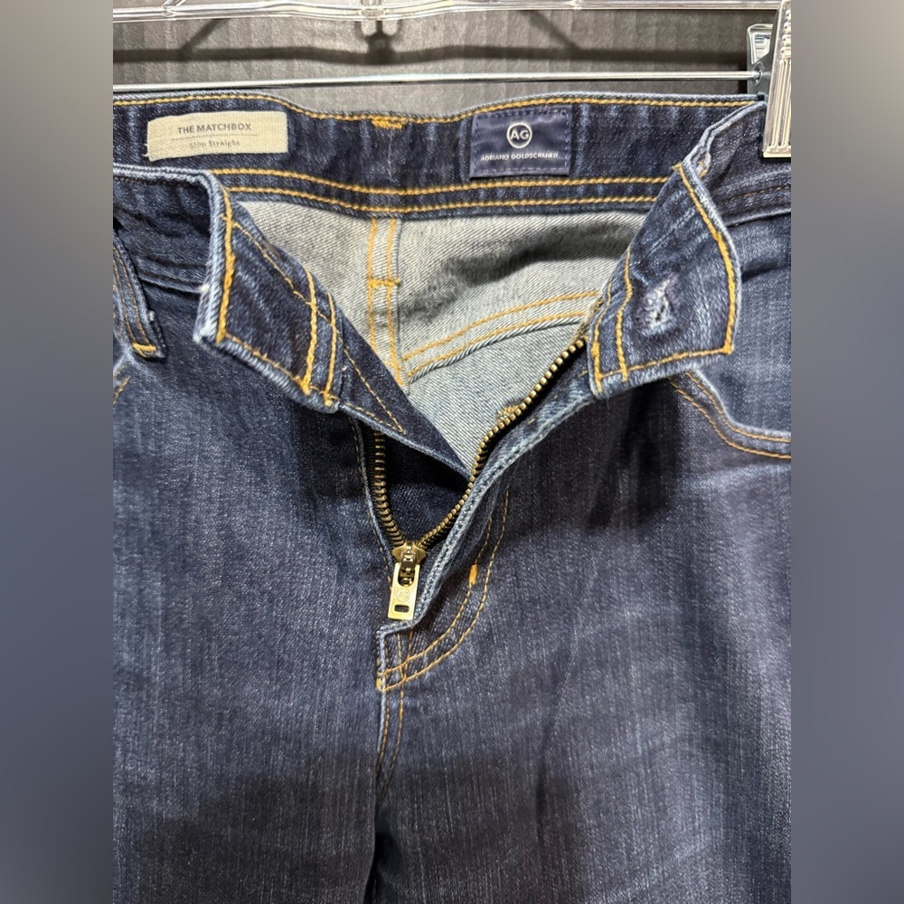 🍥AG Adriano Goldschmied Matchbox Slim Blue Jeans - Picture 7 of 16
